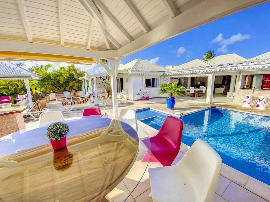 Location Villa 3 chambres Baie Nettlé St Martin-salon-2